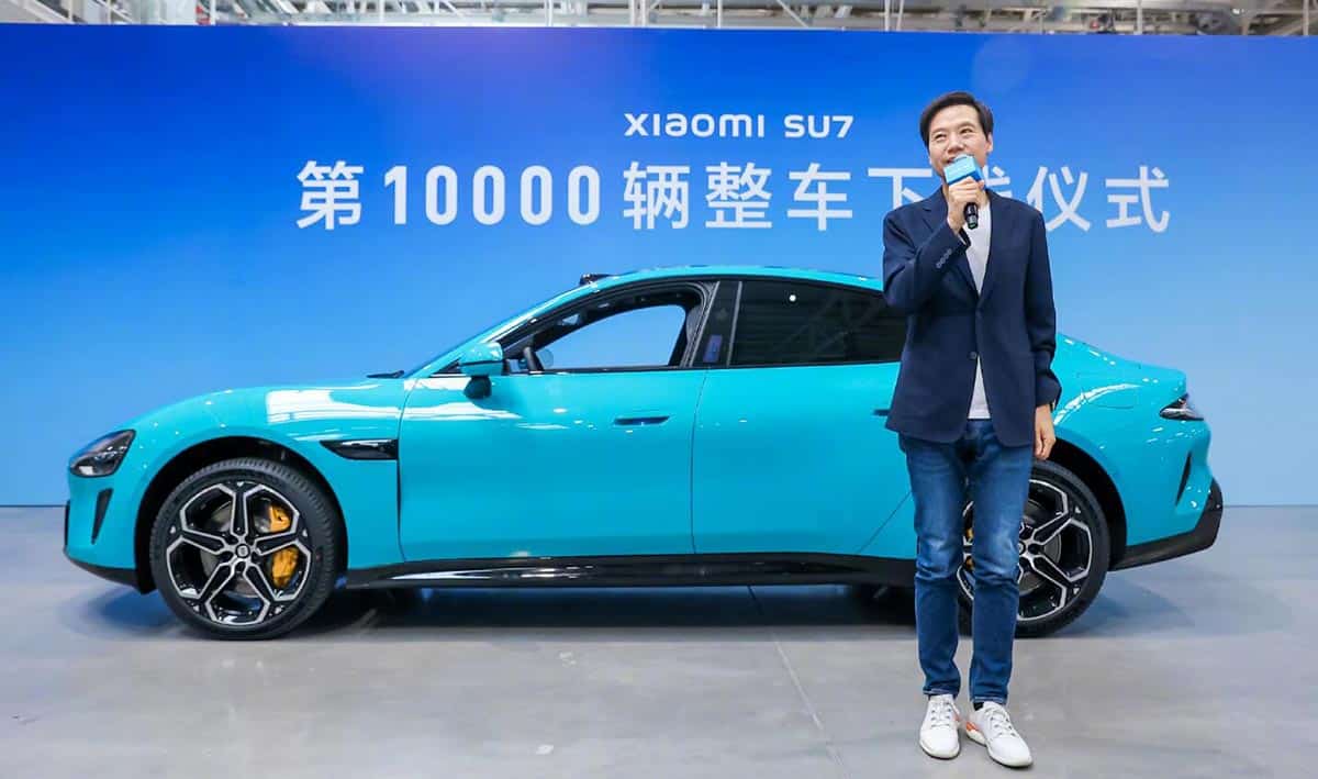 Xiaomi EV sees 10,000th mass-produced SU7 roll off line