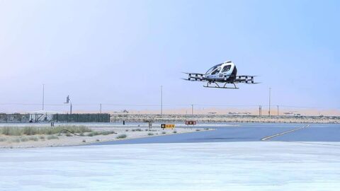 Chinese eVTOL maker Ehang completes passenger-carrying demo flight in UAE