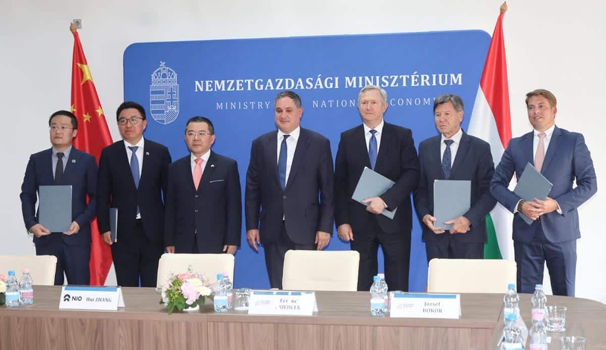 Nio signs partnership memo with Hungarian university to enhance local engagement