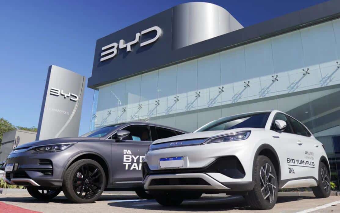 BYD reaches 100 dealer stores in Brazil