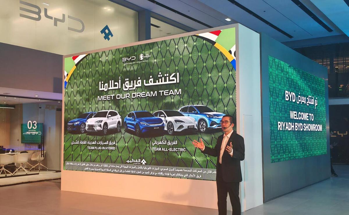 BYD's 1st showroom in Saudi Arabia opens