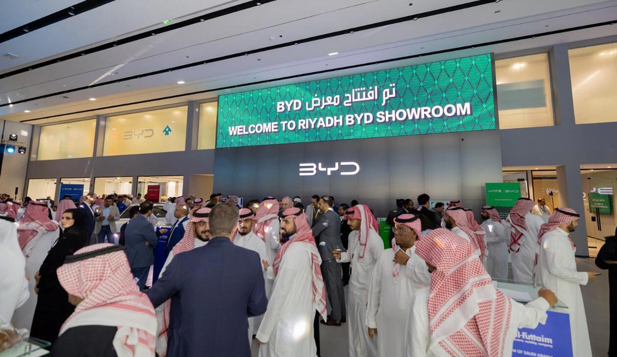 BYD's 1st showroom in Saudi Arabia opens