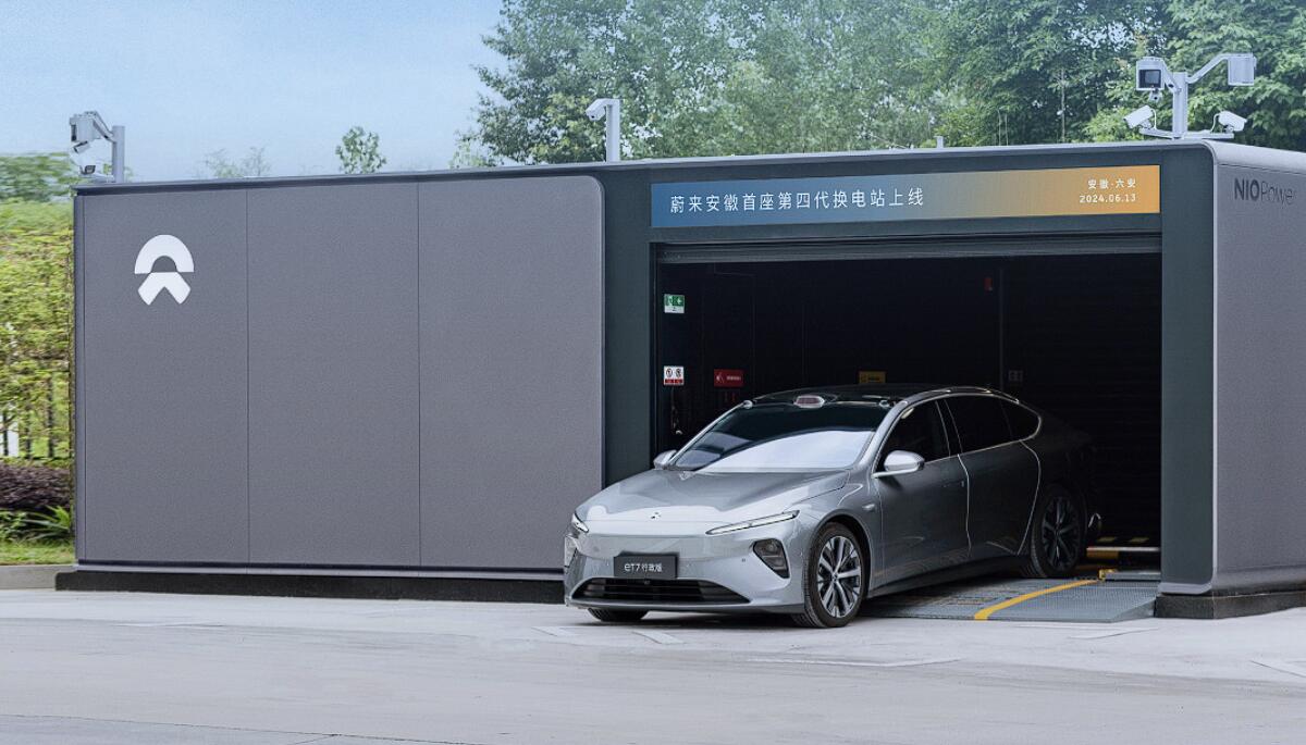 Nio's 1st 4th-gen swap stations to go live on Jun 13 in 2 cities