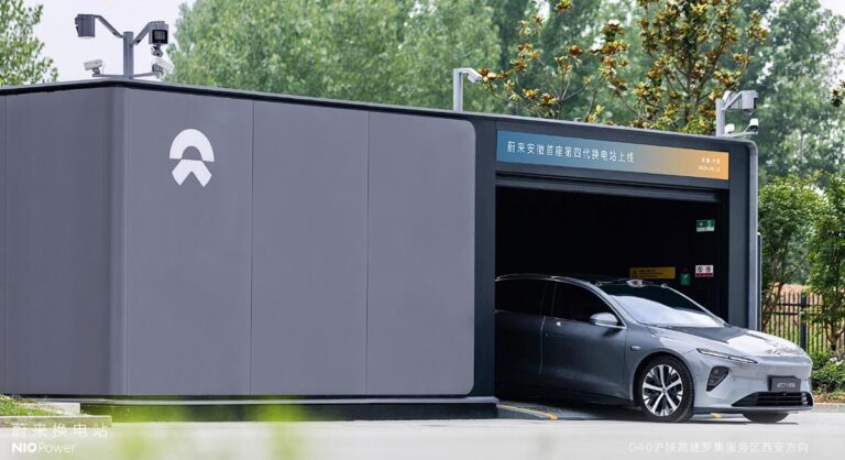 Nio sees 1st batch of 4th-gen swap stations with multi-brand support go live