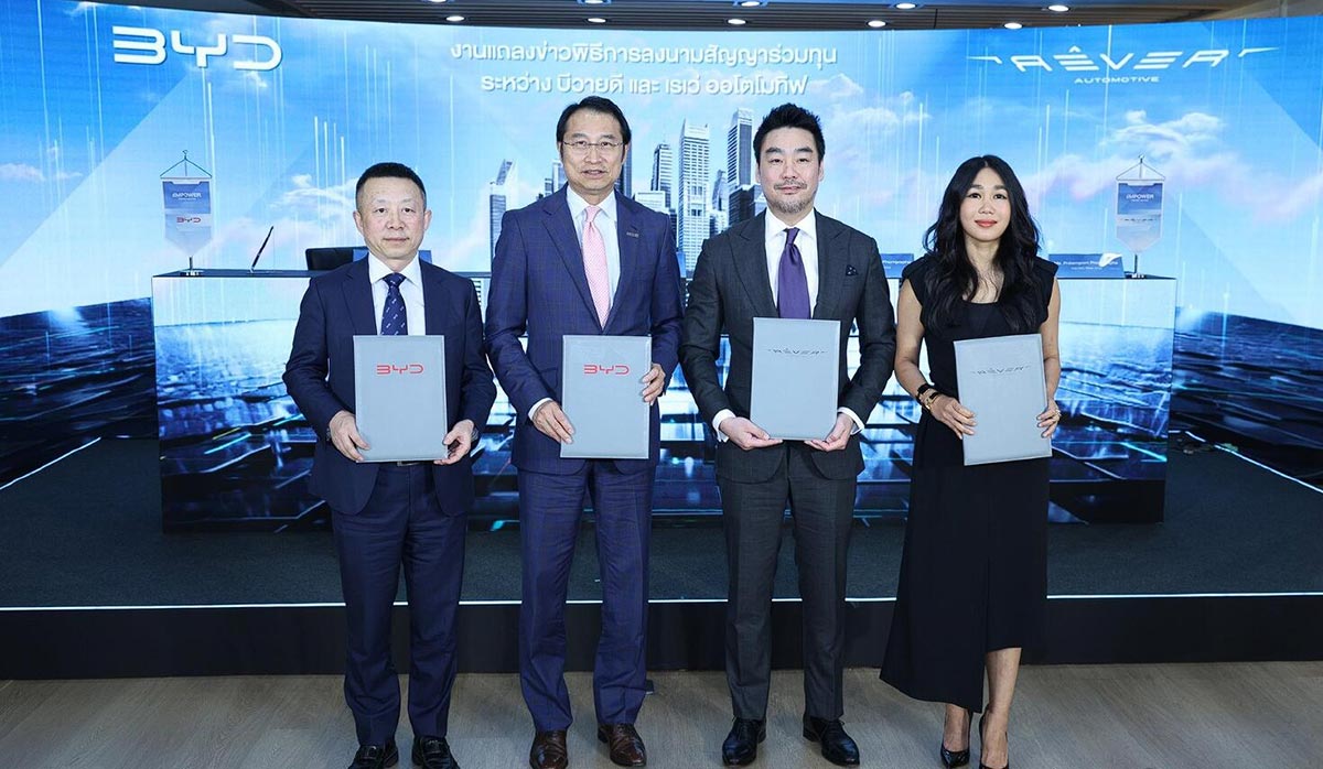 BYD acquires 20% stake in Thai dealer Rever Automotive