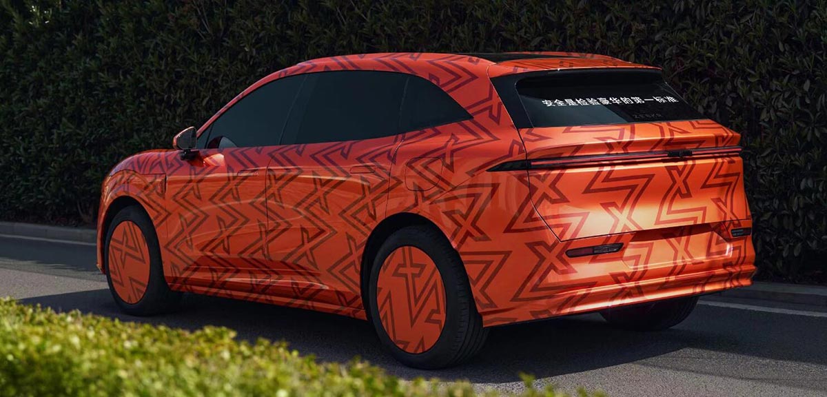 Zeekr releases camouflage photos of 'CX1e' SUV that will target family market