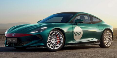 MG unveils new electric sports car MG Cyber GTS at Goodwood Festival of Speed in UK