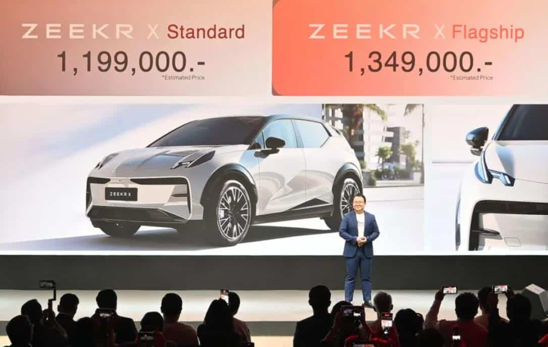 Zeekr launches right-hand drive Zeekr X in Thailand