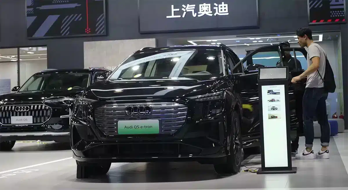 Audi's new EV series for China won't feature signature four-ring logo, report says