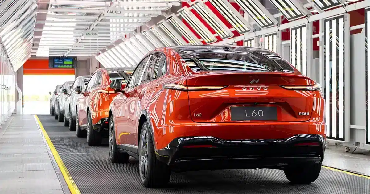 Nio Onvo sees 1st production car of L60 roll off line, interior unveiled