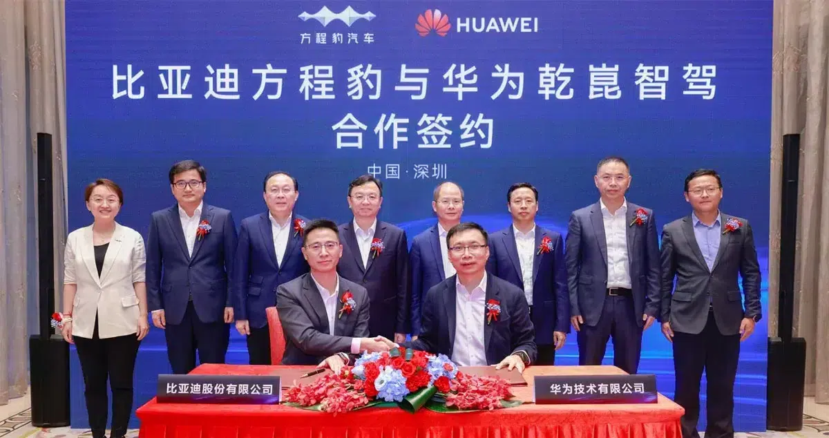 BYD Fang Cheng Bao ties up with Huawei to use tech giant's driver assist system