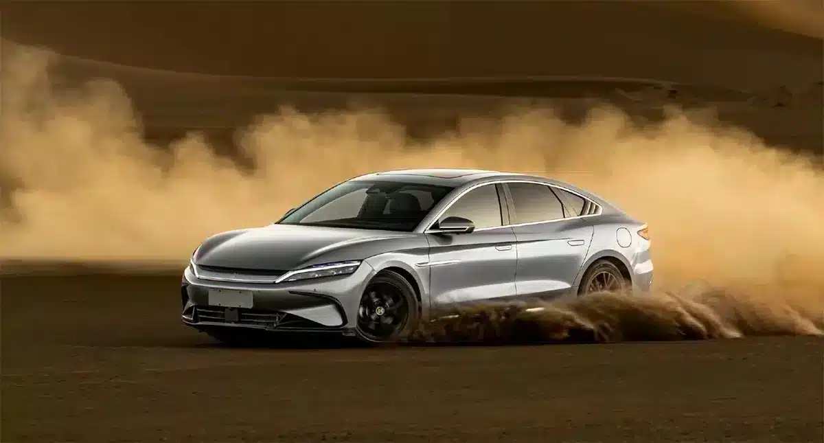 BYD starts warming up for 2025 Han sedan, launch set for Sept 9