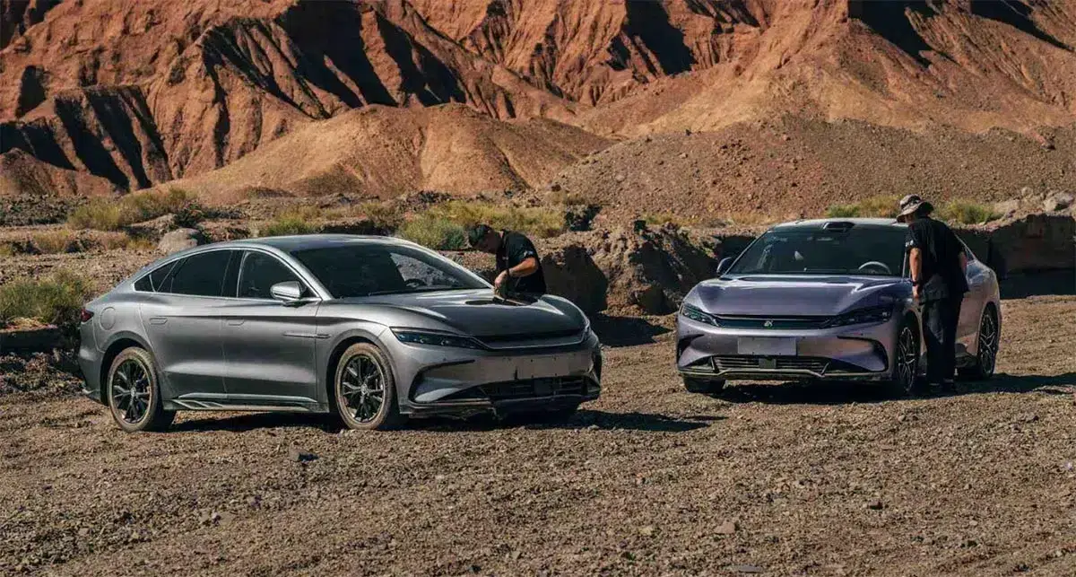 BYD starts warming up for 2025 Han sedan, launch set for Sept 9