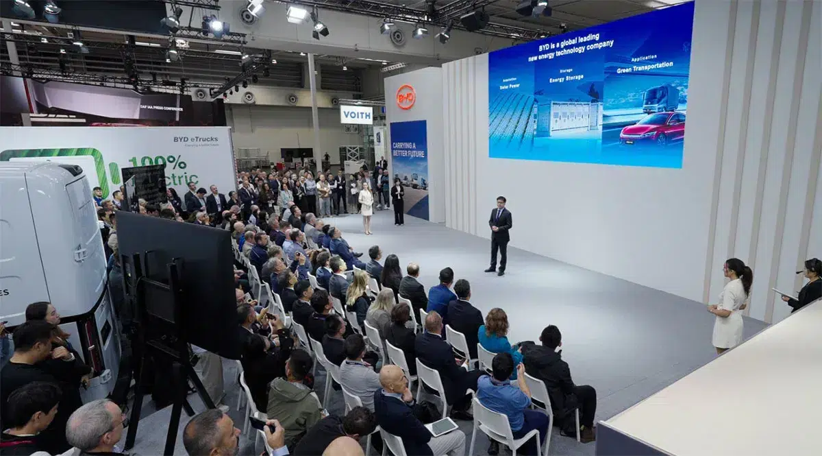 BYD unveils E-VALI electric light commercial vehicle in Germany