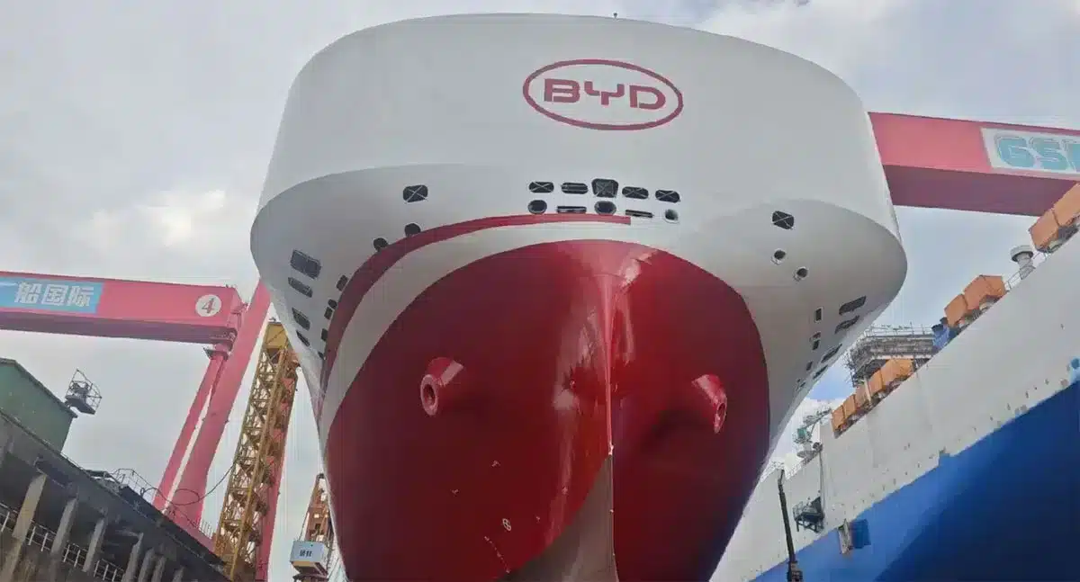 BYD's new car carrier ready for operation