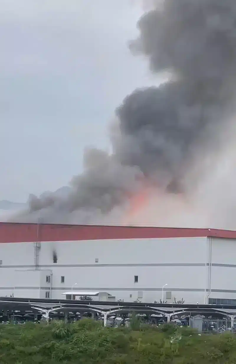 CATL production site catches fire, no injuries reported