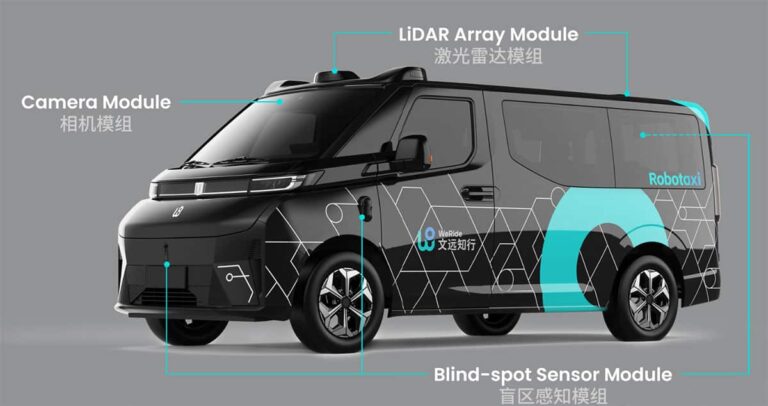 WeRide unveils new robotaxi GXR with large interior space