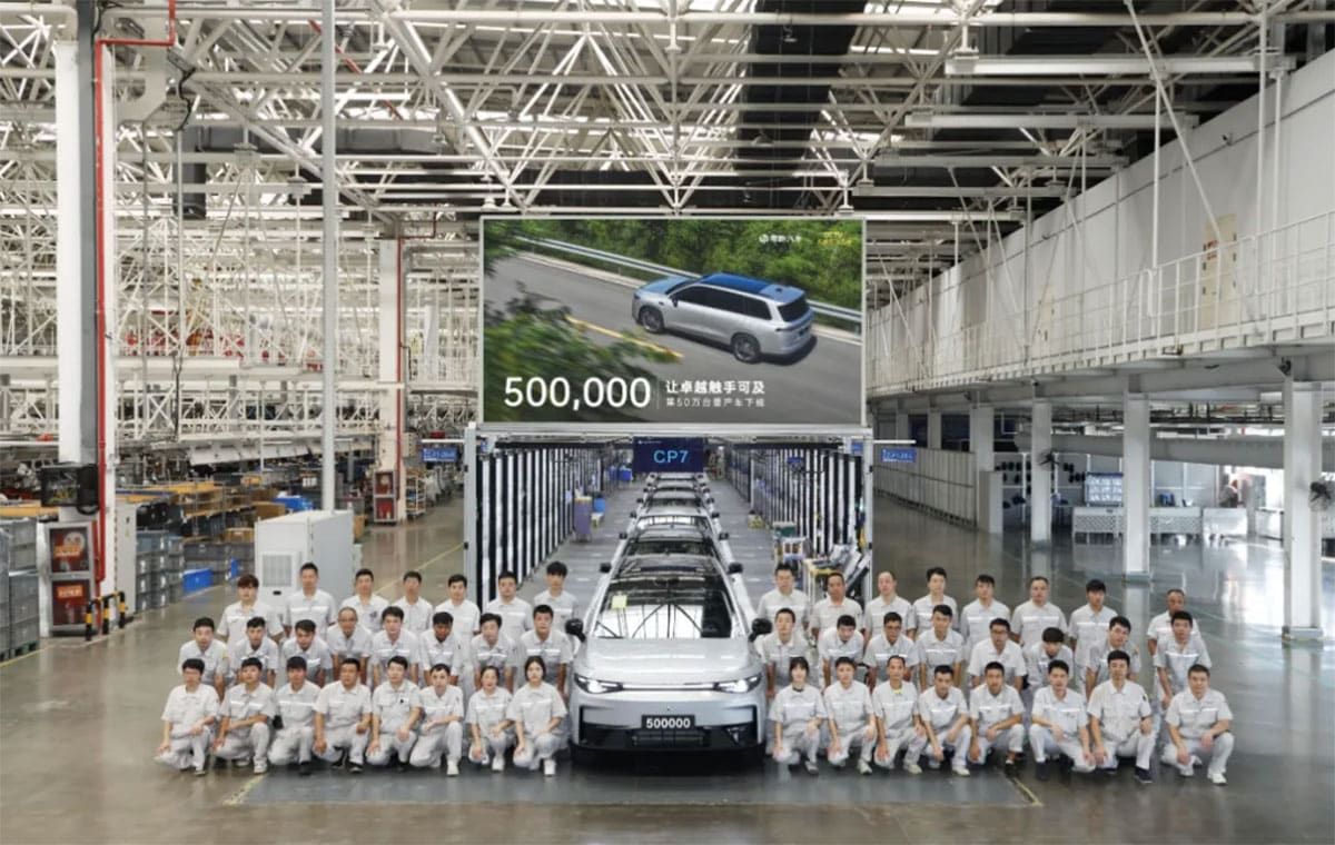 Leapmotor reaches milestone of 500,000th production car off line