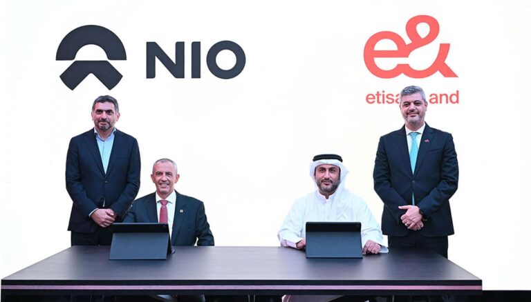 Nio partners with UAE telecoms group e& on connectivity and EV solutions