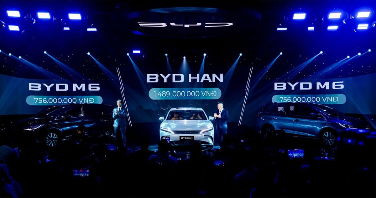 BYD launches 2 new models in Vietnam, bringing its local offerings to 5