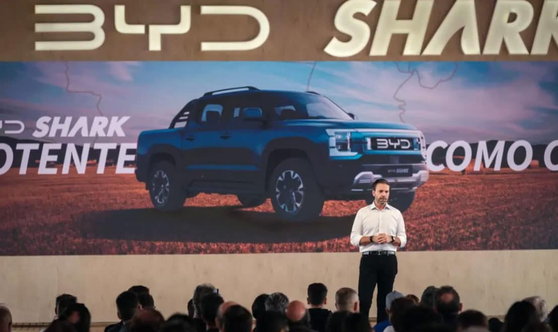 BYD launches Shark in Brazil, taking its pickup truck to more markets