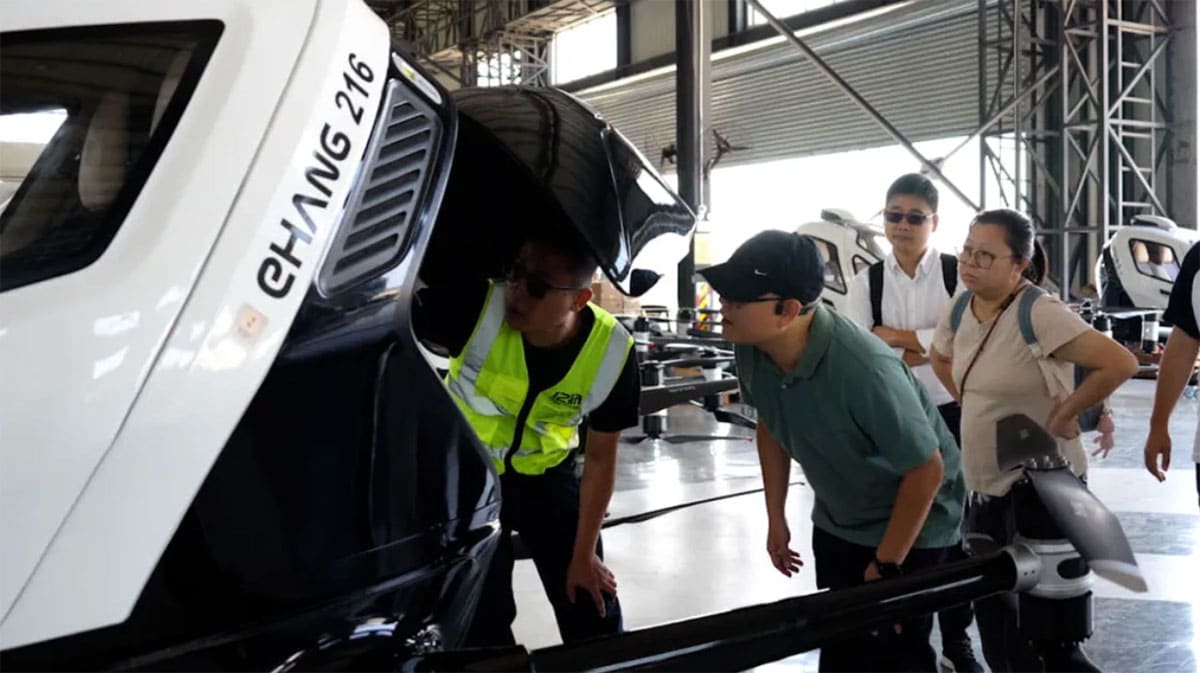 Ehang completes 1st ever flight test of eVTOL powered by solid-state batteries