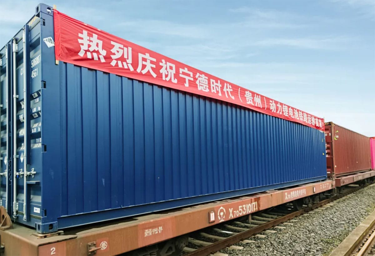 China starts pilot transportation of EV batteries by rail with participation of CATL, BYD