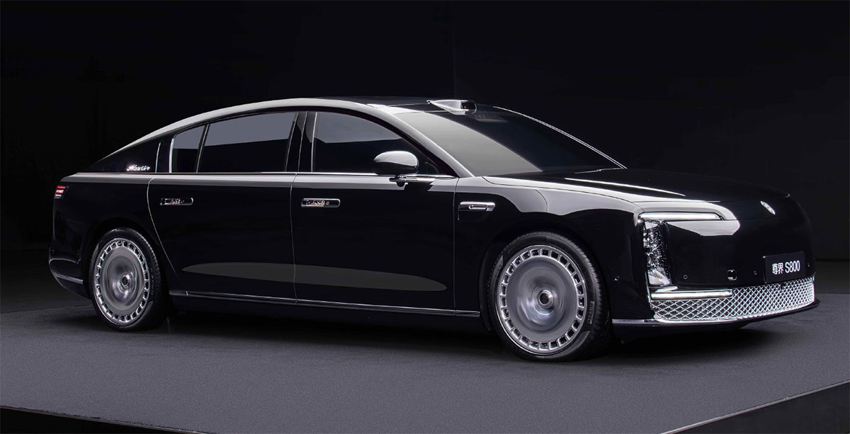 Huawei, JAC joint brand Maextro unveils S800 luxury sedan with estimated starting price of 7,870