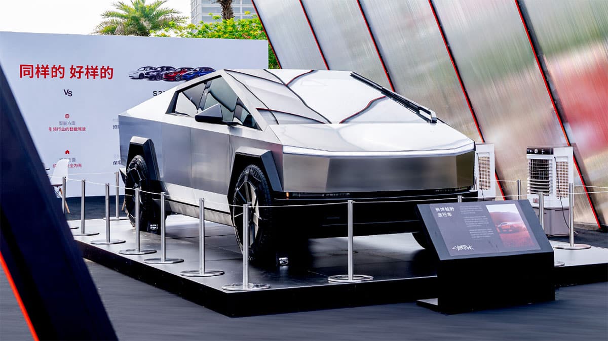 Tesla says no timetable for selling Cybertruck in China