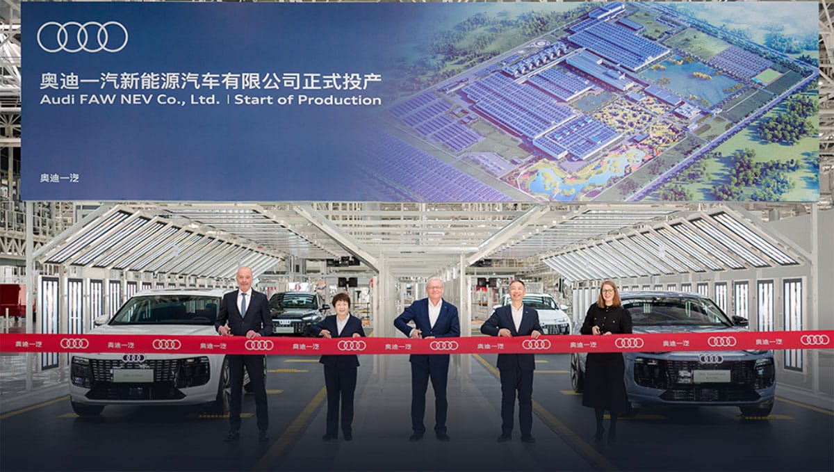 Audi-FAW EV venture's plant goes into production