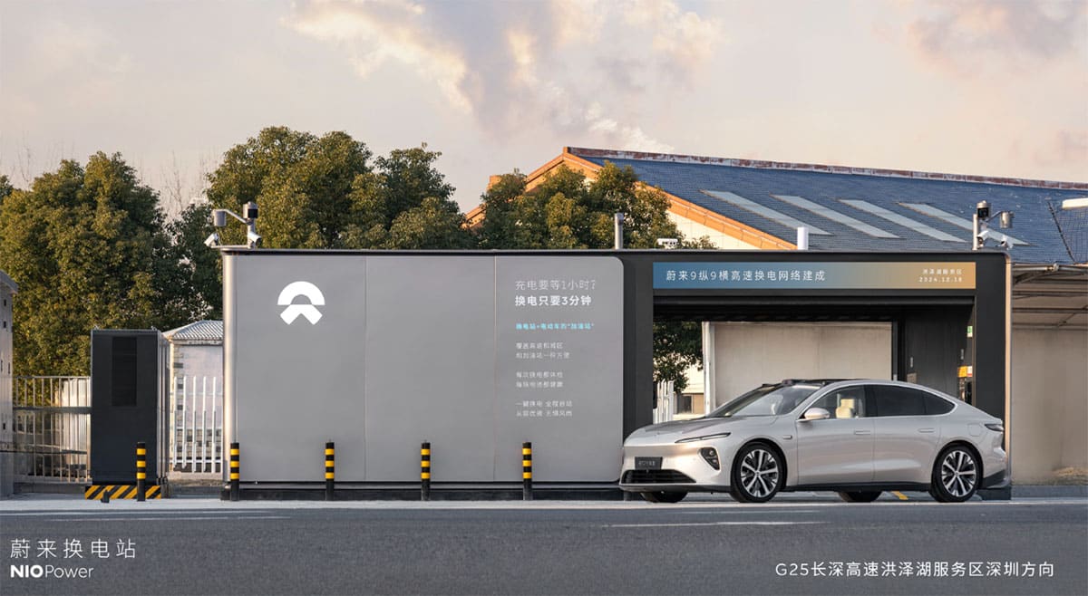 Nio's battery swap network completes coverage of China's major highways