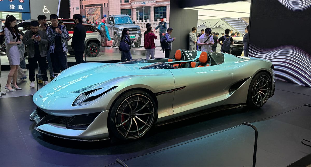 Denza working on electric sports car, spy photos show