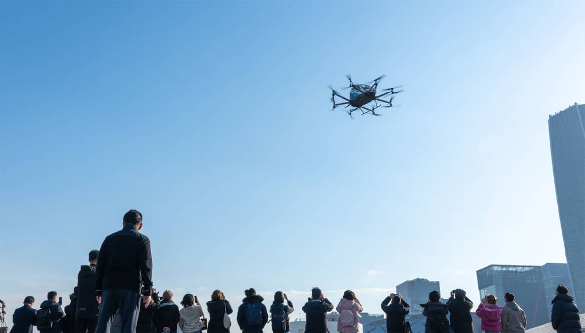 Ehang completes maiden flight of unmanned eVTOL in downtown Shanghai