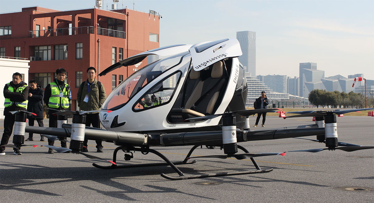 Ehang completes maiden flight of unmanned eVTOL in downtown Shanghai
