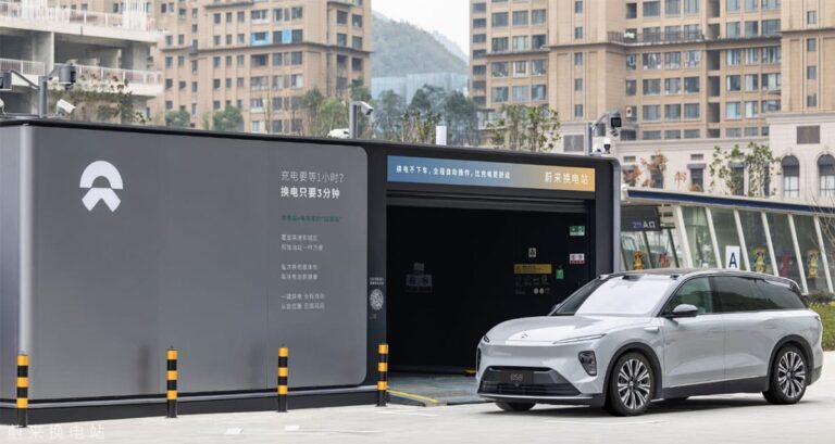 Nio sees over 100,000 battery swap services in single day