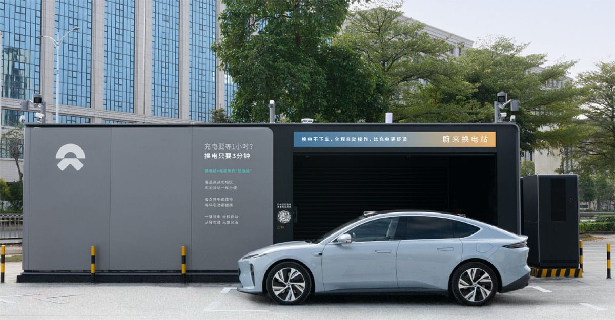 Nio sees record 136,720 single-day battery swaps during Chinese New Year break