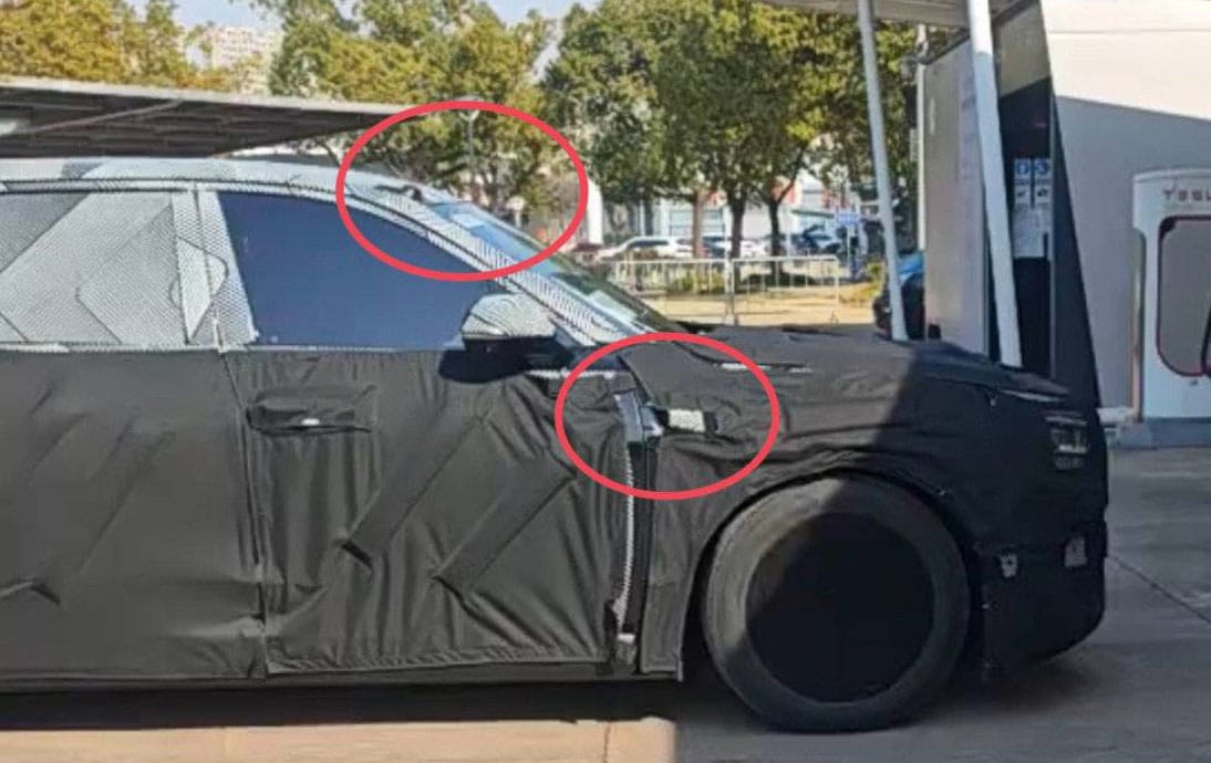 Spy shots reveal new SUV suspected to be Nio Onvo L80