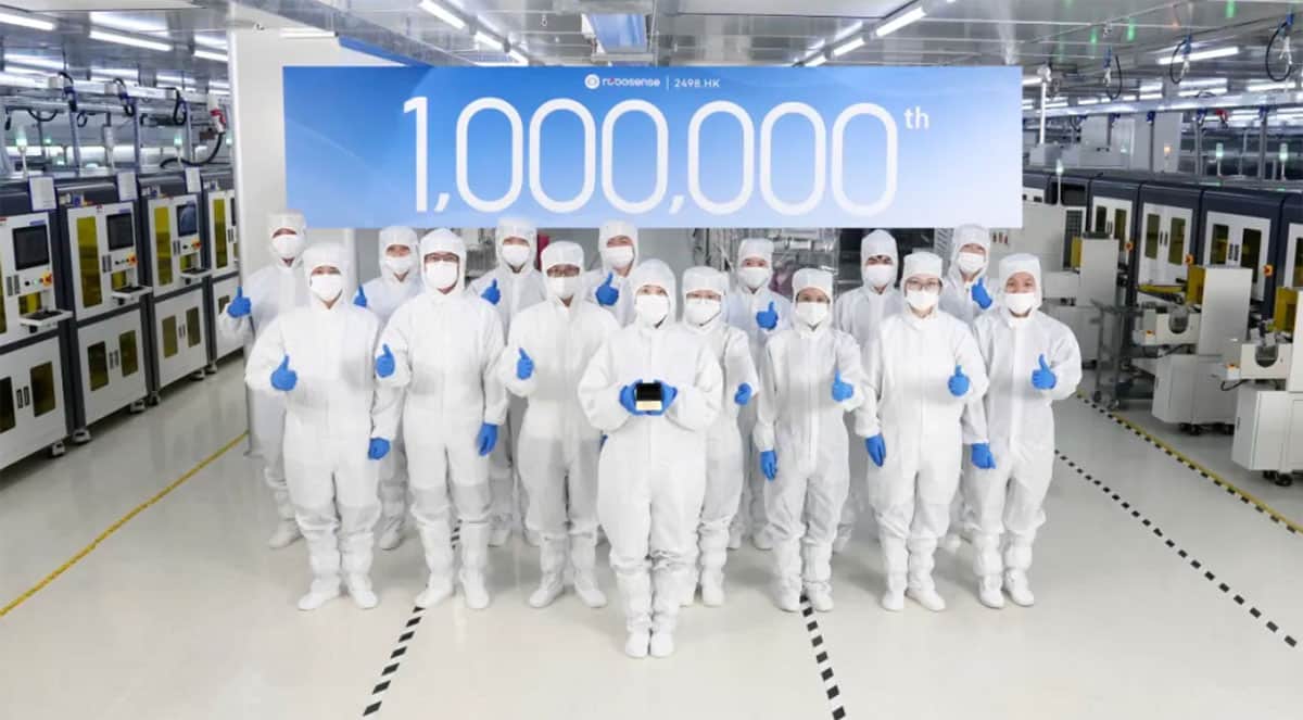 RoboSense reaches 1 millionth LiDAR delivery milestone