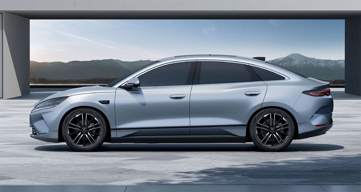 BYD shares more images of Qin L EV electric sedan