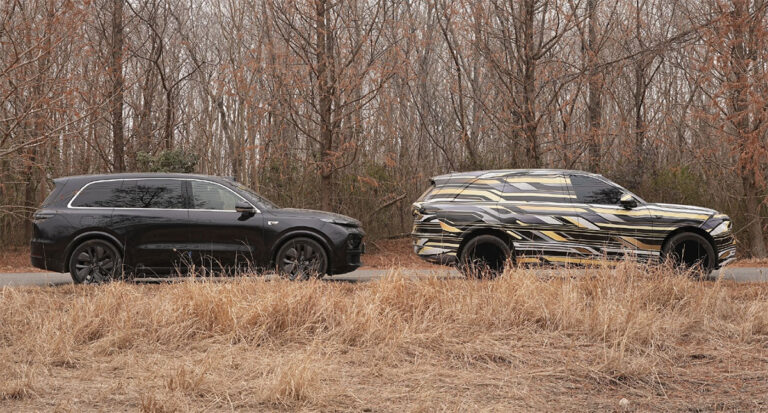 Nio Onvo shares new image of L90 in direct comparison to Li Auto's flagship SUV