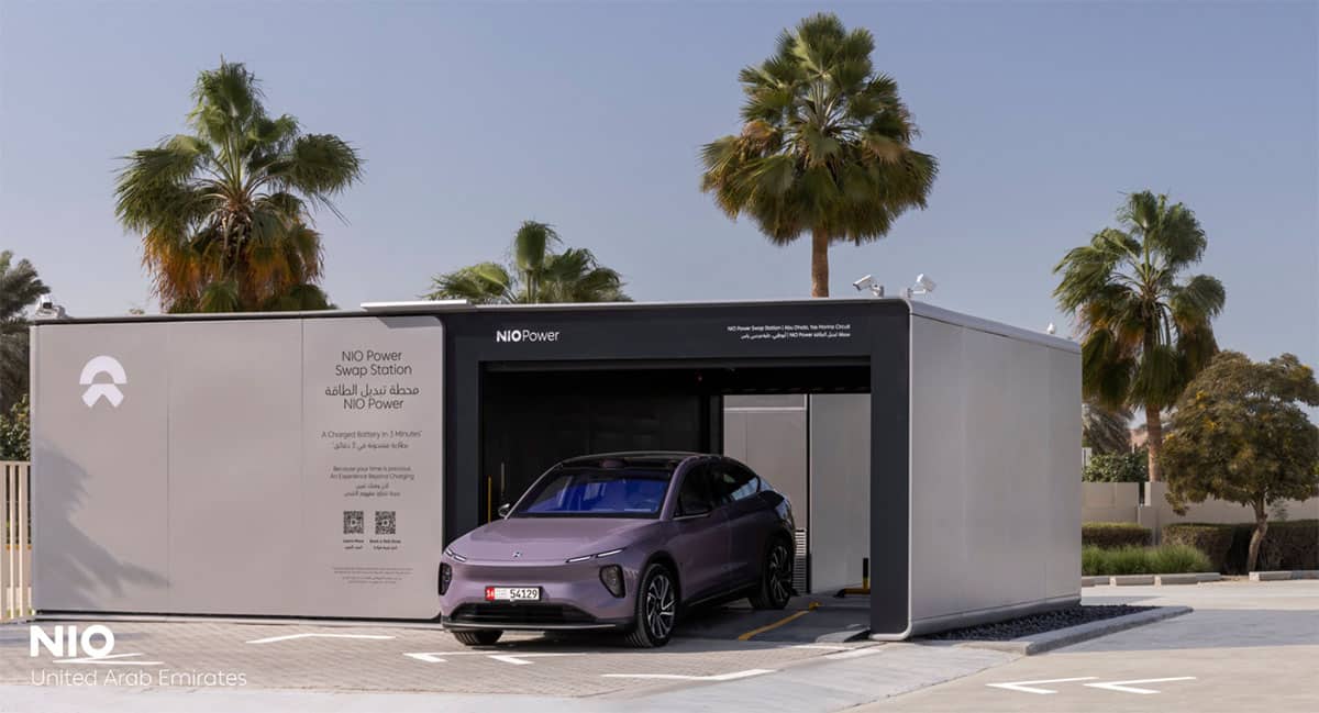 Nio opens 1st swap station in UAE, its 1st in MENA region