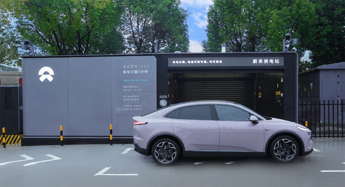 Nio averages 97,800 daily battery swap services in Feb