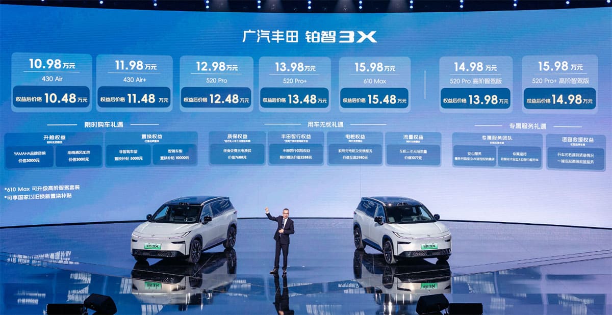 Toyota launches bZ3X SUV, its cheapest EV in China with ,150 starting price