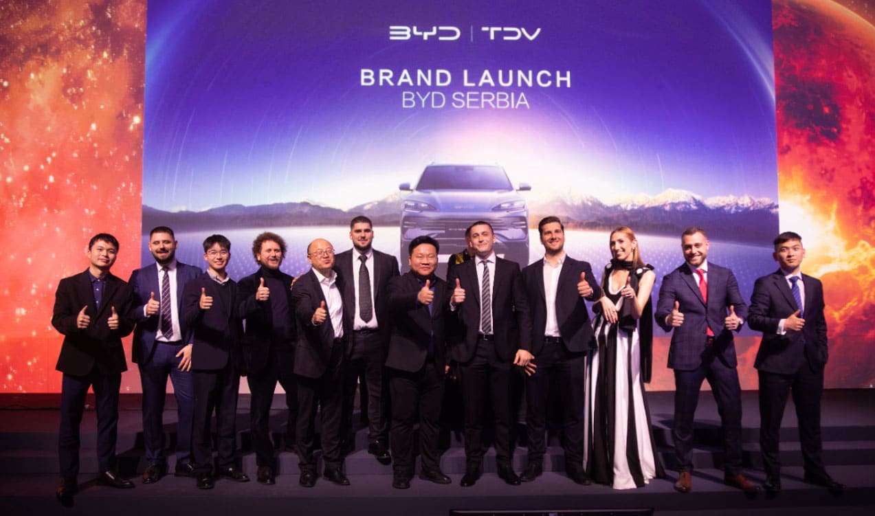 BYD enters Serbia with multiple NEV models