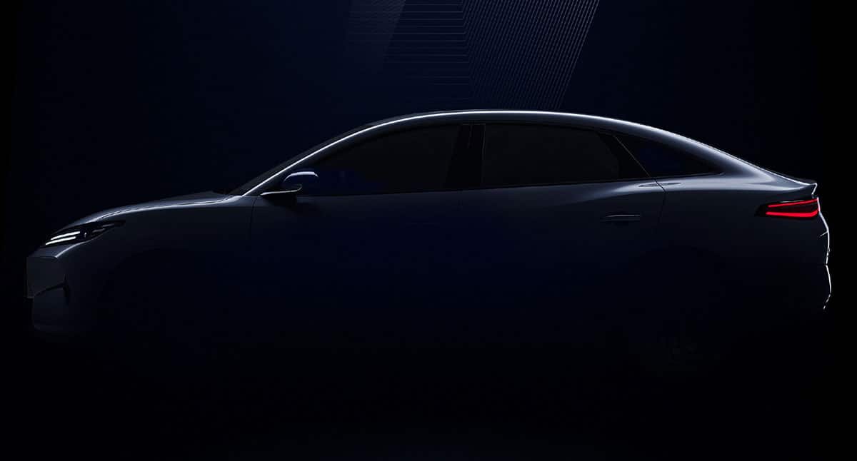BYD teases new electric sedan e7