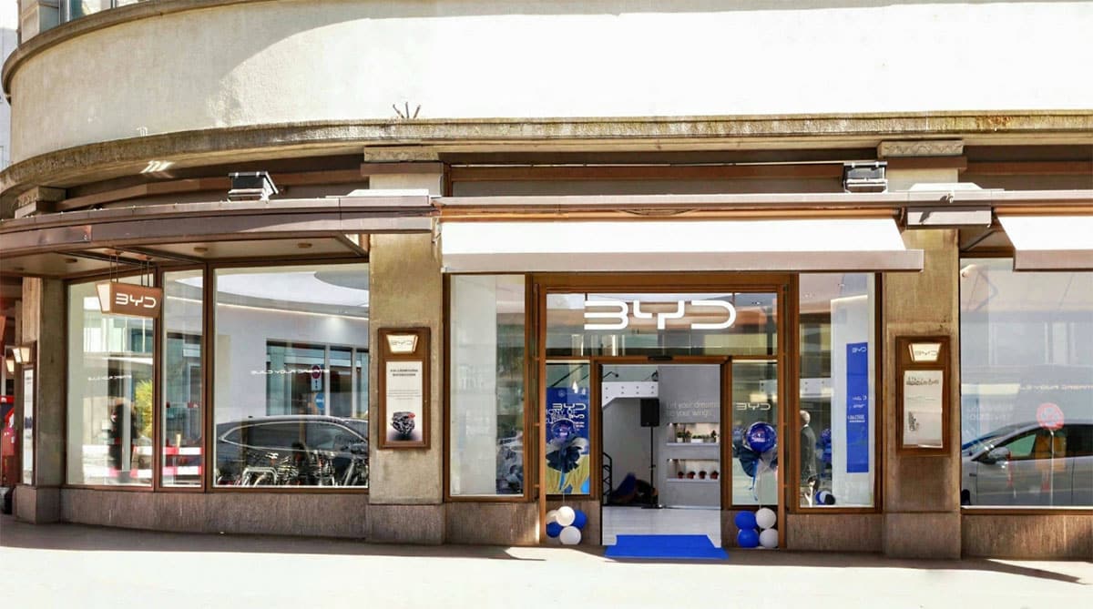 BYD enters Switzerland as it continues European expansion