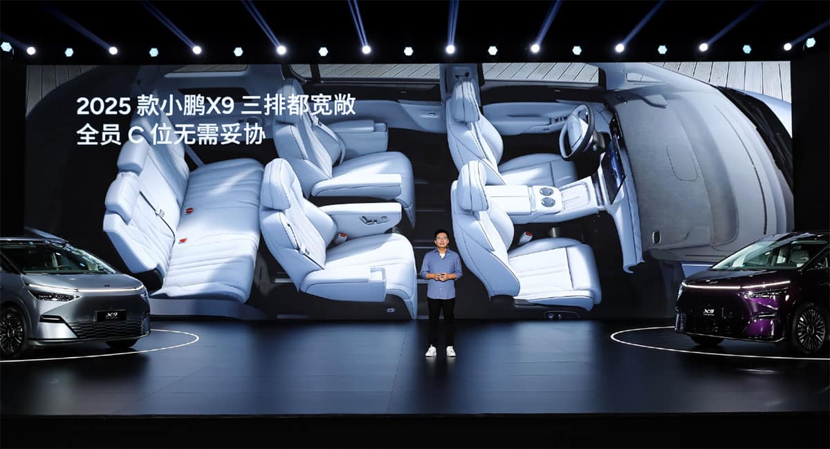 Xpeng begins pre-sales of updated X9 MPV with upgraded features, higher price