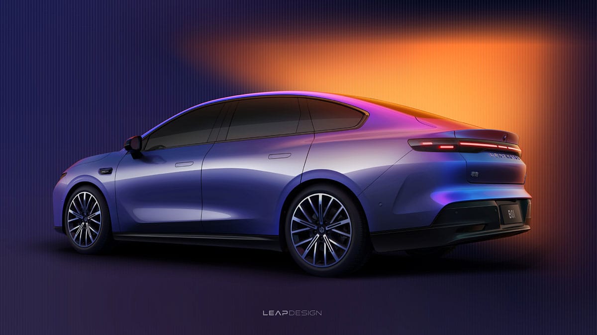 Leapmotor shares 1st official images of B01 sedan as debut days away