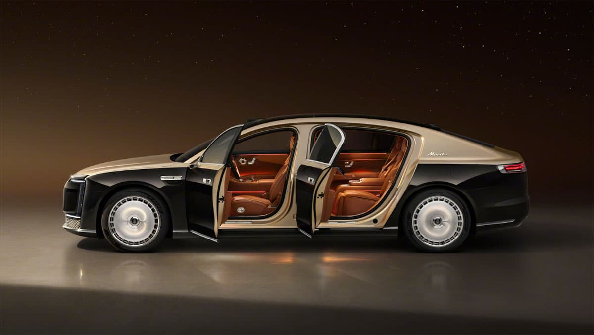 Huawei, JAC joint brand Maextro unveils interior of S800 luxury sedan