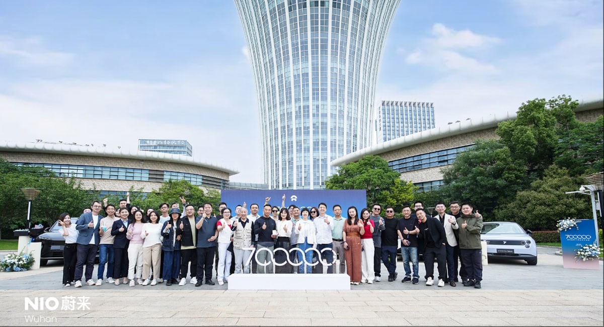 Nio brand reaches 700,000th delivery milestone